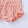 EISHOW Unisex Baby Girls Boys 3 Pack Shorts Cotton Linen Blend Ruffle Bloomer Cute Loose Harem PP Shorts Pants Outfit view 4