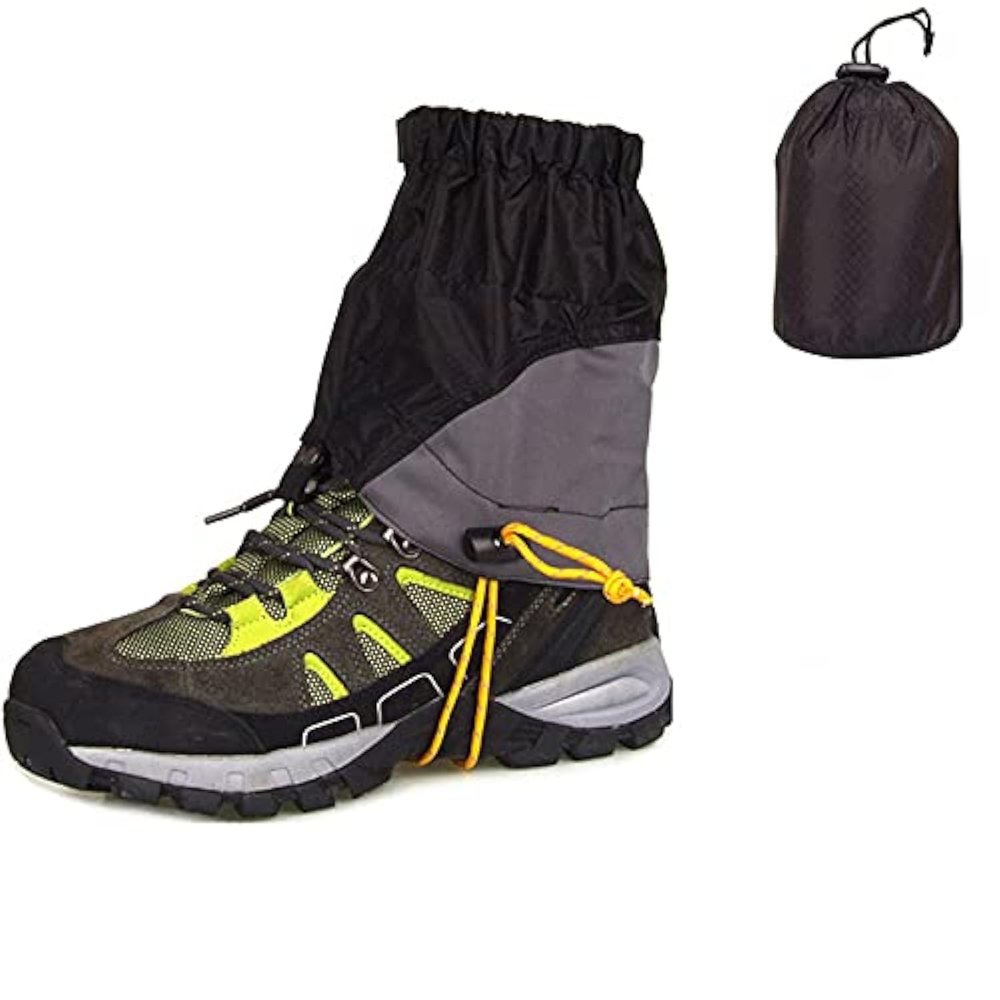 Gators for Hiking Boots and Shoes Waterproof Snow Gaiters Adjustable Ankle Leg Gaiter for Men Women Lightweight Shoe Boot Gator for Trail Running, Hiking, Hunting, Garden Work, Farm Working, Walking
