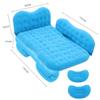 MTFZD Double-Sided Inflatable Back Seat Cushion Portable Car Air Bed SUV Air Mattress Camping Beds with Air Pump for Kids Teens & Adults Outdoor Hiking Traveling (Color : Blue) view 2