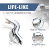 TRUSCEND Swimmax Fishing Lures with BKK Hook Easy Catch: Wiggling, Vibrating, Rattling Gurgling, Heavy-Duty Dyneema Fiber Jointed Swimbaits for Bass, Trout, Walleye, CrappieIdeal for Family Fishing view 3