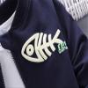 Baby Boys Clothing Set T-Shirt+Coat+Pants Children Tracksuit Outfits Suit (Dark Blue, 12 Months, 24_Months) view 3