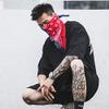 12 Pieces 21 Inch Double Color Western Paisley Handkerchief Pocket Square Scarf Headband Bandana Hip-Hop Wristband Neck Tie view 4