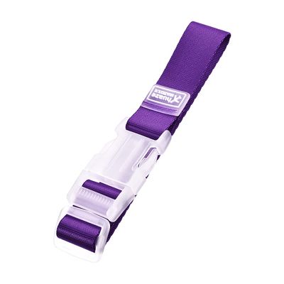 uxcell Add a Bag Luggage Strap, Adjustable Suitcase Connect Belt with Buckle, Nylon Travel Packing Accessory 300x25mm, Purple