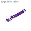 uxcell Add a Bag Luggage Strap, Adjustable Suitcase Connect Belt with Buckle, Nylon Travel Packing Accessory 300x25mm, Purple view 2