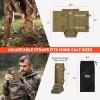 GearOZ Snake Gaiters Snake Chaps, Waterproof Lower Legs Snake Guards, Snake Bite Protective Gaiters, Anti-Snake Boots for Men/Women, Adjustable Size for Hunting/Hiking/Farm Working, Khaki view 2