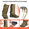 GearOZ Snake Gaiters Snake Chaps, Waterproof Lower Legs Snake Guards, Snake Bite Protective Gaiters, Anti-Snake Boots for Men/Women, Adjustable Size for Hunting/Hiking/Farm Working, Khaki view 3