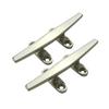Ayunwei 316 Stainless Steel Boat Cleat Rope Dock Cleats for Yacht Kayak Boat Mooring Accessories and Decoration 5 inchPack of 2 view 1