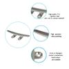 Ayunwei 316 Stainless Steel Boat Cleat Rope Dock Cleats for Yacht Kayak Boat Mooring Accessories and Decoration 5 inchPack of 2 view 2