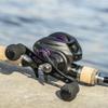 Lacusmall Baitcaster Reels, Fishing Reels with 7.2:1 Gear Ratio, Baitcasting Reel with Magnet Braking System, Bait Casters Reel with Fishing Alarm System, 17.6 LB Max Drag(Left Hand) view 2