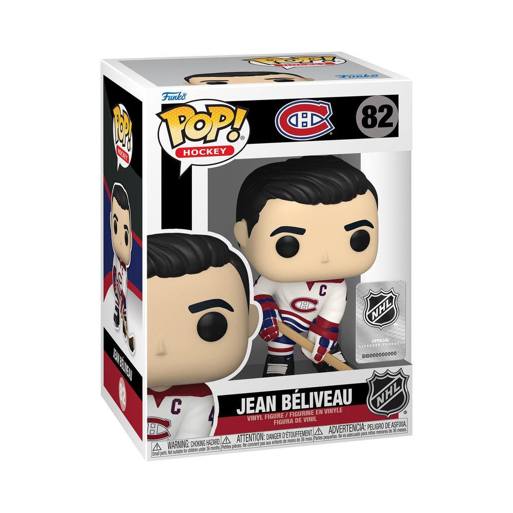 Funko POP NHL: Legends-Jean Believeau (Canadiens), Multicolor, (59346)