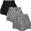 EISHOW Baby Girls Boys 3 Pack Shorts Outfit, 0-5Y Toddler Cotton Linen Ruffle Bloomers Cute Soft PP Shorts Harem Pants view 1
