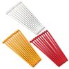 10pcs Heavy Duty Tent Stakes, Camping Nail Stakes, Aluminum Camp Awning Canopy Accessories Tent Rock Stakes Pegs Nails for Camping(Gold) view 3