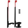 EVTSCAN Kayak Foot Pegs Adjustable Foot Brace Pedals Canoe Boat Rudder Control Footrest Pedals view 1