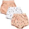 EISHOW Baby Girls Boys 3 Pack Shorts Outfit, 0-5Y Toddler Cotton Linen Ruffle Bloomers Cute Soft PP Shorts Harem Pants view 1