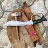 EGKH-13 inches Kopis D-Guard Handle Kukuri A Nepalese Version Khopis Knife-Big Spine-Heavy Duaty Knife Brand Khukuri-Hand Froged Blade view 2