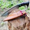 EGKH-13 inches Kopis D-Guard Handle Kukuri A Nepalese Version Khopis Knife-Big Spine-Heavy Duaty Knife Brand Khukuri-Hand Froged Blade view 4