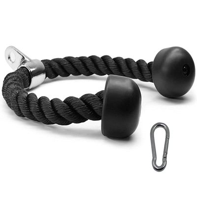 Hgfkt Tricep Rope Abdominal Crunches Pull Down Laterals Biceps Body Building Gym Training Fitness Rope Gym Fitness Equipment Accessories Press Down Training Triceps Pull Rope 70cm