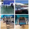JLXJ 3 Steps Swim Ladder, Telescoping Stainless Steel Boat Rv Ladders for Marine Pontoon Yacht Boat Ship, Over Platform Mount, Load; 300kg view 3