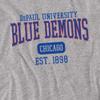 DePaul University Official Est Date Unisex Adult T-Shirt, Est Date, 4X-Large view 2