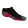 Fruit of the Loom Boys' Ultimate Sports Comfort No Show Socks (10 Pack), BLACK, Large view 2