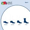 Fruit of the Loom Boys' Ultimate Sports Comfort No Show Socks (10 Pack), BLACK, Large view 3