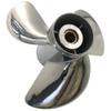 Yoofosun Boat Propeller 13 3/4x15 Fit for Mercury Engine Stainless Steel 3 Blade 15 Tooth 40-140HP SS Prop OEM No 48-17314A46 RH, 13.75x15 view 1