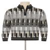 Stacy Adams Mens Sweater Mlange Medley Full Patterned Design (5XL, Black) view 4