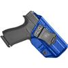 Amberide Glock 43/43X IWB Holster, Kydex-Boltaron Inside Waistband Fit Glock 43 & 43X Pistols, Secure Retention, Low-Print Design, 030 Adjustable Cant view 1