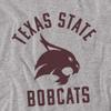 Texas State University Official Stacked Unisex Adult T-Shirt, Athletic Heather, 5X-Large view 2
