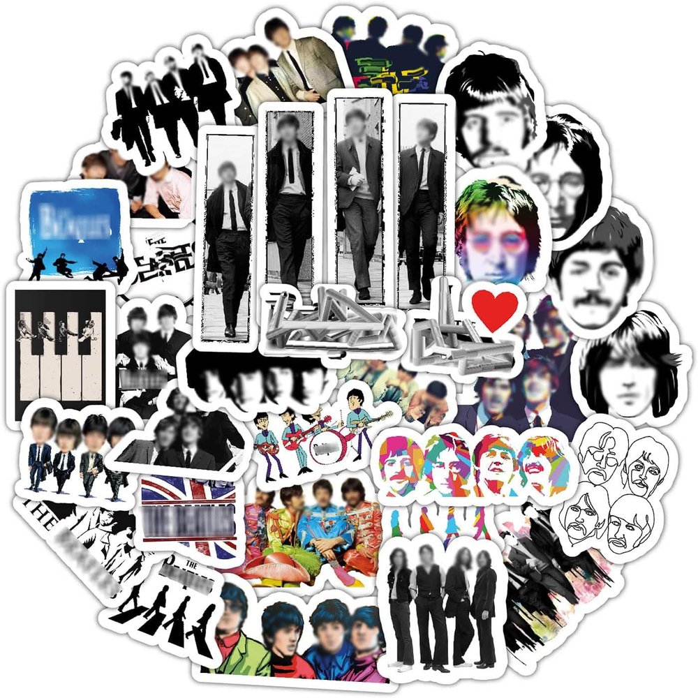 BulbaCraft The Beatle Stickers and Decals for Adults, Music Rock Band Stickers, The Beatle Memorabilia and Gifts
