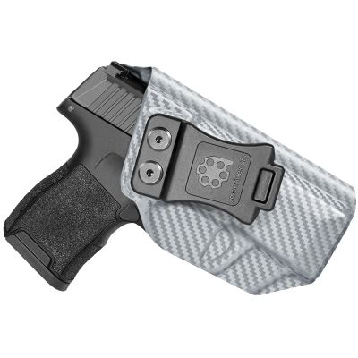 Amberide Sig P365/P365 SAS/P365X IWB Holster, Kydex-Boltaron Inside Waistband Fit Sig P365 9mm, Secure Retention, Quick Draw, 030 Cant