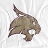Texas State University Official Distressed Primary Unisex Adult T-Shirt, White, 5X-Large view 2