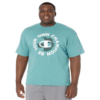 Champion Men's T-Shirt, Men's Crewneck Cotton Tee, Men's Mid-Weight T-Shirt