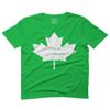 0086. Canada Flag Maple Leaf Canadian Pride Retro Vintage Style for Men T Shirt (Irish Green 2X-Large) view 1