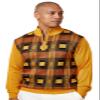 Stacy Adams Mens Sweater Retro Traditional Impression Design (4XL, Gold) view 1