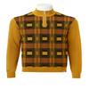 Stacy Adams Mens Sweater Retro Traditional Impression Design (4XL, Gold) view 4