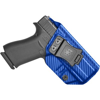 Amberide Glock 43/43X IWB Holster, Kydex-Boltaron Inside Waistband Fit Glock 43 & 43X Pistols, Secure Retention, Low-Print Design, 030 Adjustable Cant