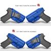 Amberide Glock 43/43X IWB Holster, Kydex-Boltaron Inside Waistband Fit Glock 43 & 43X Pistols, Secure Retention, Low-Print Design, 030 Adjustable Cant view 2