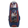 Boombah Spartan Rolling Bat Bag 2.0 USA Baseball - 38" x 12-1/2" x 12" - Royal Blue/Red/White - Holds 4 Bats and Much More view 1