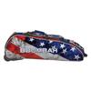 Boombah Spartan Rolling Bat Bag 2.0 USA Baseball - 38" x 12-1/2" x 12" - Royal Blue/Red/White - Holds 4 Bats and Much More view 2