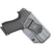 Amberide Glock 43/43X IWB Holster, Kydex-Boltaron Inside Waistband Fit Glock 43 & 43X Pistols, Secure Retention, Low-Print Design, 030 Adjustable Cant view 1