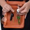 LinksWalker West Virginia Mountaineers Patent Valet Keychain with 6 Key Rings Collegiate Team Spirit view 2