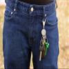 LinksWalker West Virginia Mountaineers Patent Valet Keychain with 6 Key Rings Collegiate Team Spirit view 3