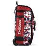 Boombah Rolling Catchers Superpack Baseball/Softball Gear Bag - 23-1/2" x 13-1/2" x 9-1/2" - Digital Camo Red/Navy - Telescopic Handle and Holds 4 Bats - Wheeled Version view 3