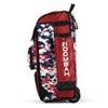 Boombah Rolling Catchers Superpack Baseball/Softball Gear Bag - 23-1/2" x 13-1/2" x 9-1/2" - Digital Camo Red/Navy - Telescopic Handle and Holds 4 Bats - Wheeled Version view 4