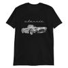 1959 Sports Car C1 American Antique Classic Cars Short-Sleeve T-Shirt Black view 1