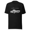 1959 Sports Car C1 American Antique Classic Cars Short-Sleeve T-Shirt Black view 2