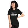 1959 Sports Car C1 American Antique Classic Cars Short-Sleeve T-Shirt Black view 4