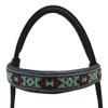 CHALLENGER Horse Western English Leather Bitless Sidepull Bridle w/Split Reins 77RS12BK view 2