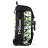 Boombah Rolling Catchers Superpack Baseball/Softball Gear Bag - 23-1/2" x 13-1/2" x 9-1/2" - Digital Camo Black/Lime Green - Telescopic Handle and Holds 4 Bats - Wheeled Version view 3
